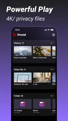 Provid - Video Player android App screenshot 2